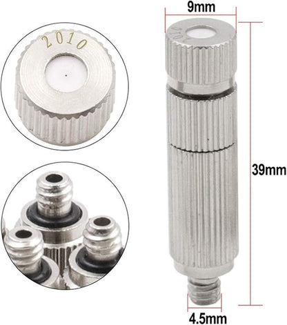 Haueeschoen 80pcs Brass Misting Nozzle Kit - Image 5