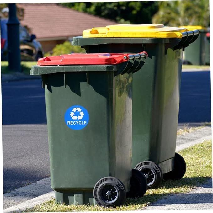 8pcs Trash Can Bathroom Labels Waste Sorting Stickers Garbage Classification - Image 7