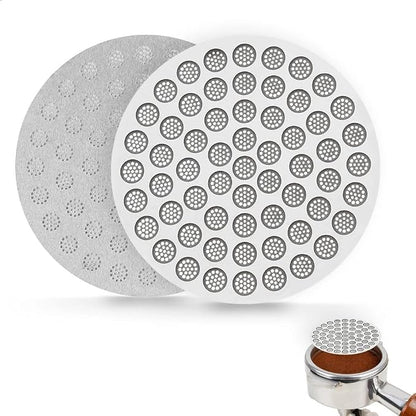 watchget 53mm Espresso Puck Screen Reusable Mesh Coffee Filter 0.8mm Thickness by watchget