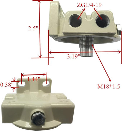 iFJF R12T Fuel Filter Base NPT ZG1/4-19 Automotive Parts - Image 4