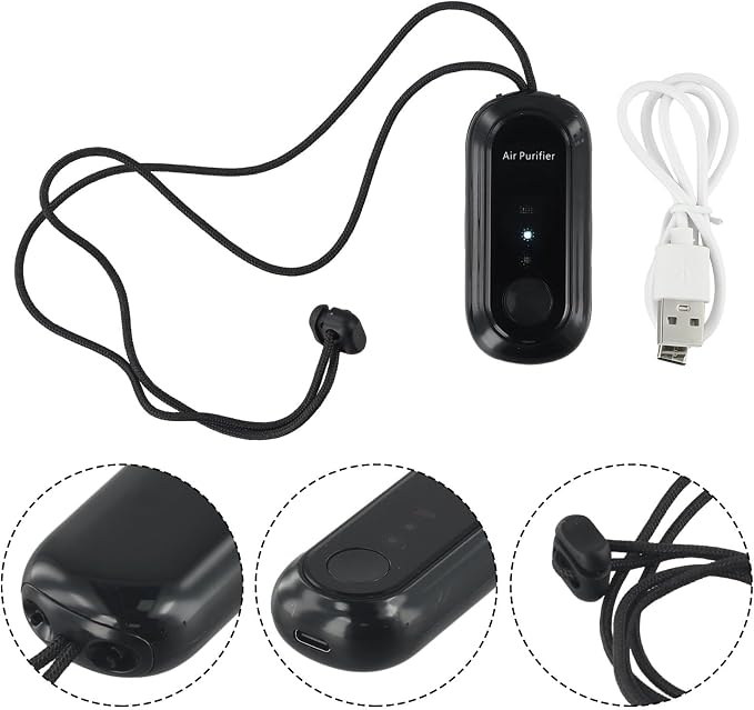 Negative Ion Air Purifier Portable Hanging Neck 7000MAh Personal Rechargeable - Image 4