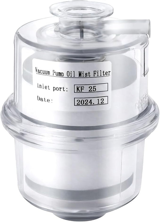 KF25 Oil Mist Filter for Vacuum Pump, 95% Filtration Efficiency PC Fume by NIENIEE