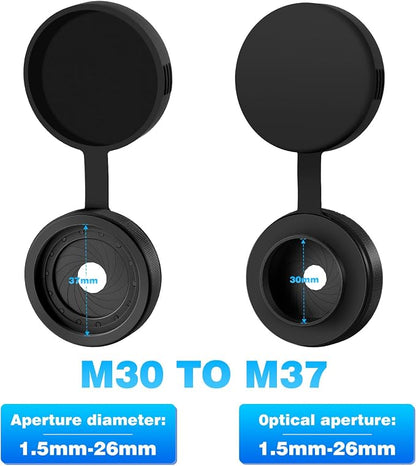 Adjustable Iris Aperture Diaphragm Filter Pack M30 to M37 Iris Aperture - Image 2
