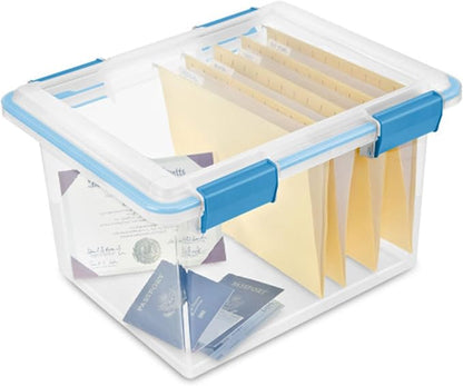 Sterilite 4-Pack Gasket Box, Weather-Resistant Storage Bins - Image 9