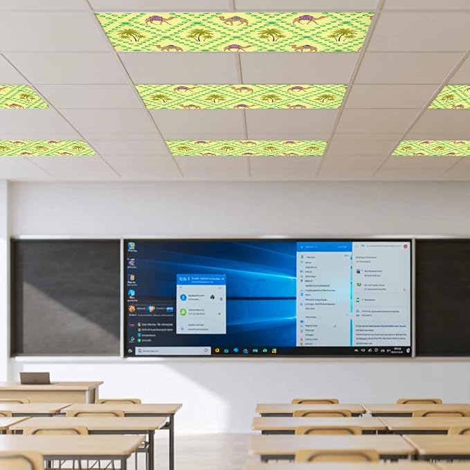 4 Pack Fluorescent Light Cover, Desert Sand Camels Light Covers - Image 4