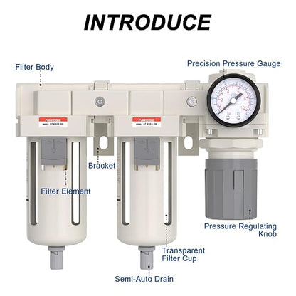AIRZOE 3/4" NPT Air Dryer for Compressor-Air Compressor Water Separator - Image 3