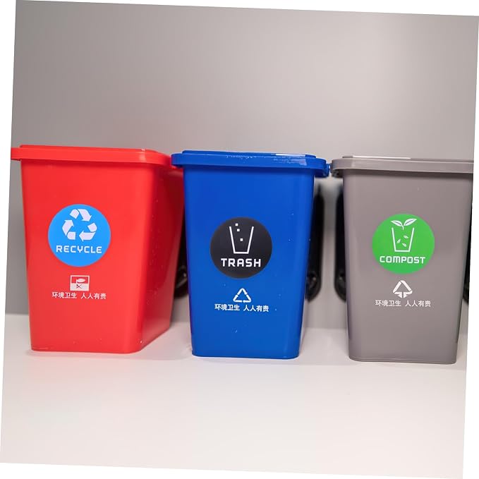 6pcs Decorative Waste Sorting Stickers - Image 5