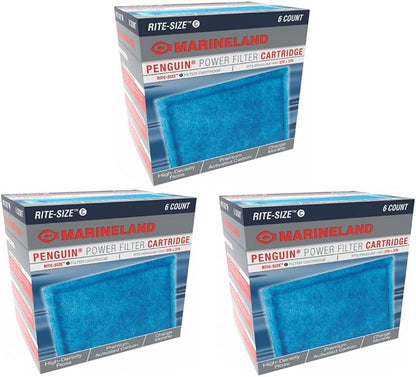 MarineLand Rite Size Aquarium Filter Cartridge Bundles by Marineland