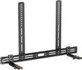 Perlegear Soundbar Mount, Sound Bar Mount with Holes/Without Holes, Sound Bar Mounts Under TV up to 15 lbs, Non-Slip Base Holder Extends 3.5” to 6”, Attach Speaker to TV or Wall