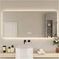 Bathroom Mirror with LED Lights，Illuminated Led Bathroom Mirror with Demister by ZXCASDF