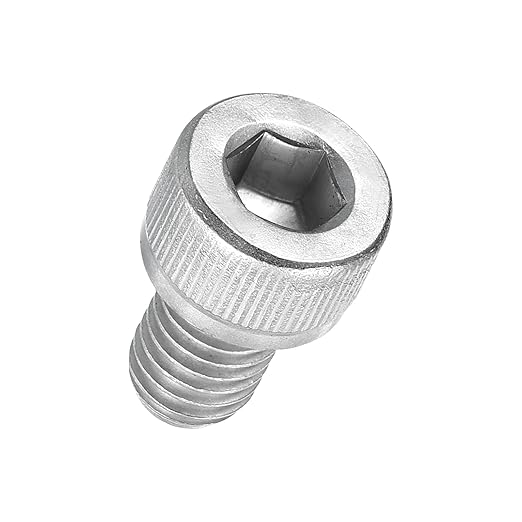 Kozelo 10pcs Socket Head Cap Screws - [M8-1.25 x 12mm] 304 Stainless Steel Allen Socket Drive for Electrical Motor 3D Printing Fan Engine Replacement Use, Silver