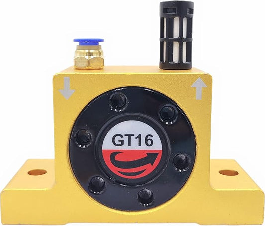 GT16 Industrial Turbine Vibrators, G 1/4" Pneumatic Compressed Air Power by DCYNXC
