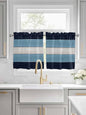 Vintage Country Woodcuts Window Valance Curtains, 2 Panel by IDOWMAT
