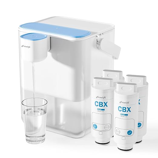 Frizzlife MD40 Rechargeable Water Filter Dispenser by FRIZZLIFE