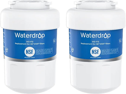 Waterdrop WD-F13 Replacement for GE® MWF® Water Filter, SmartWater® MWFP by Waterdrop
