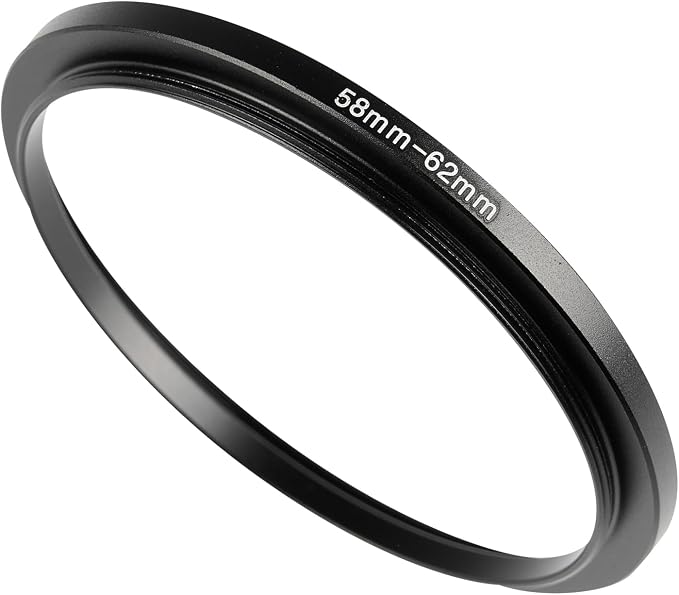 58-62mm Metal Step-Up/Down Ring Adapter Compatible by Unknown