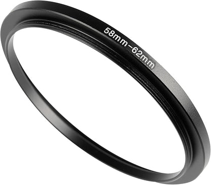 58-62mm Metal Step-Up/Down Ring Adapter Compatible by Unknown