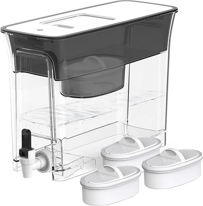 Waterdrop 35-Cup Slim Water Filter Dispenser, Large Capacity Water Filter by Waterdrop