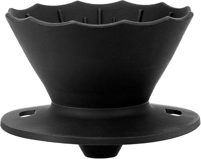 MERMOO YILAN Collapsible Coffee Dripper, Silicone Pour Over Coffee Filter Holder by MERMOOYILAN
