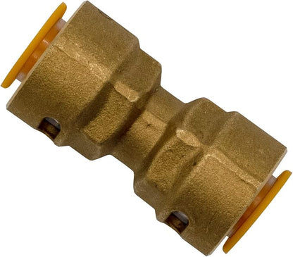 Supplying Demand SB1 1/2 Inch Quick Connect HVAC Brass Coupler Fitting - Image 2