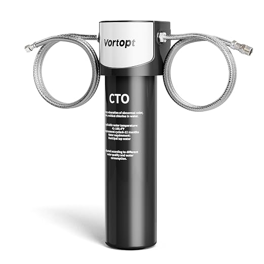 Vortopt Under Sink Water Filter System, Kitchen Sink Water Filter, NSF/ANSI 42 by Vortopt