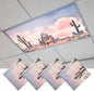 Fluorescent Light Covers for Drop Ceiling Watercolor Running Horse Cactus by Unknown