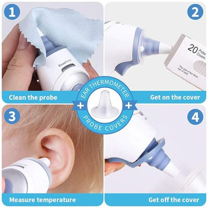 200X Ear Thermometer Probe Covers Lens Filters Refill Caps - Image 4