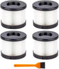 Vacuum Dry Filter 4Pack 49-90-0160, Compatible by Unknown