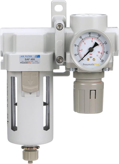 PneumaticPlus SAU420-N06G Compressed Air Filter Regulator Combo 3/4" NPT - Image 2