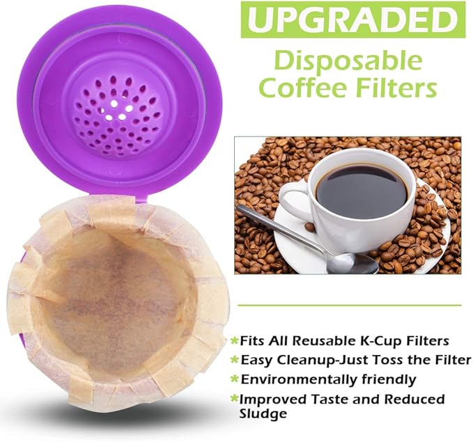 CAPMESSO Disposable Coffee Paper Filters Replacement Kerig Filter Compatible - Image 4