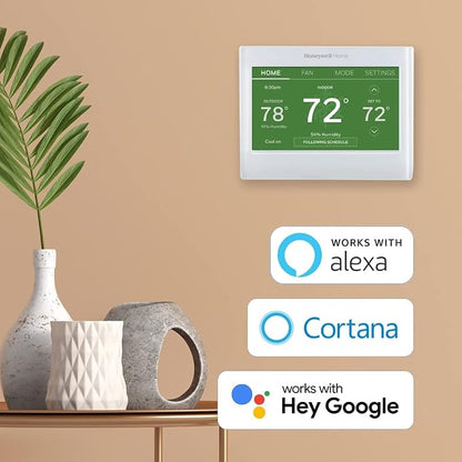 Honeywell Home RTH9600WF Smart Color Thermostat + Honeywell Home 20x25x4 MERV 8 - Image 3