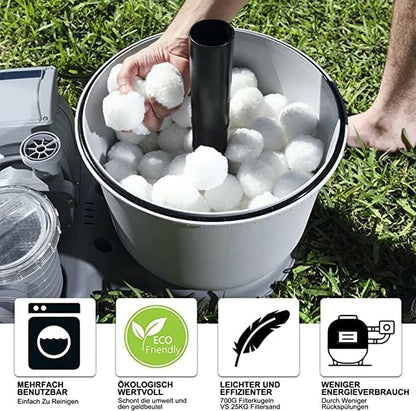 3 lbs Pool Filter Balls Eco-Friendly Fiber Filter Media - Image 5
