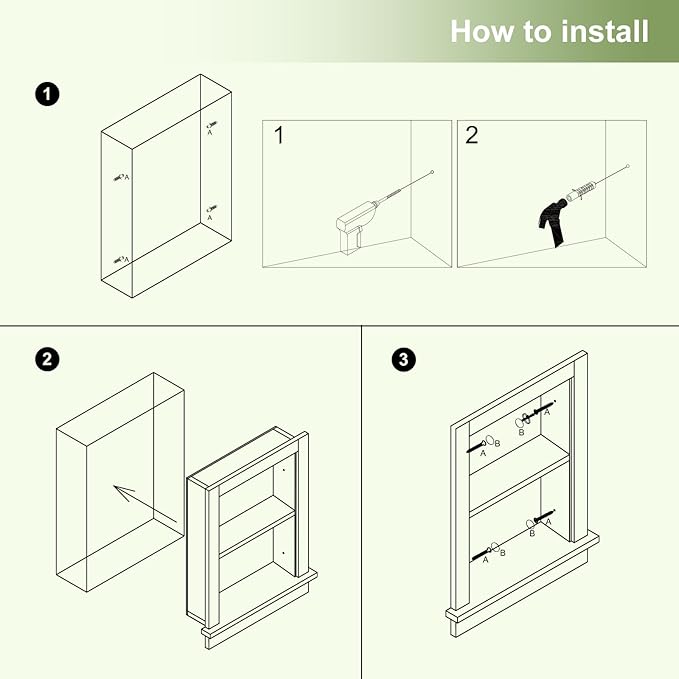 Recessed Medicine Cabinet Inset,Bathroom Wall Niche Insert for Drywall,14x18 Bathroom Medicine Cabinet Shelf Wood Replacement,in Wall Cabinet with Storage for Restaurant,Imitation Natural