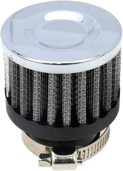 25mm Inlet Motorcycle Air Filter Replacement Cylindrical Intake Mesh Filter by AutomotiveAccessory