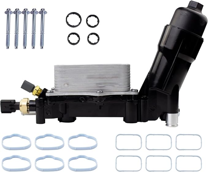 926-959 Aluminum Engine Oil Filter Housing Oil Cooler Kit by Unknown
