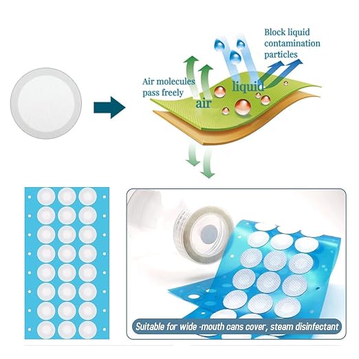 Synthetic Filter PaperStickers, 20 mm, 0.3 μm, Monotub Filter, Filter Discs - Image 2