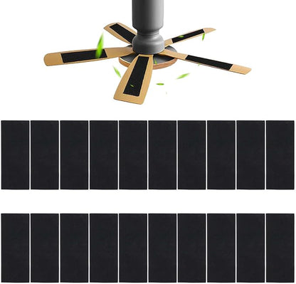 20 Pcs Ceiling Fan Filters for Blades, Fan Air Purifier Pads by Zejoot