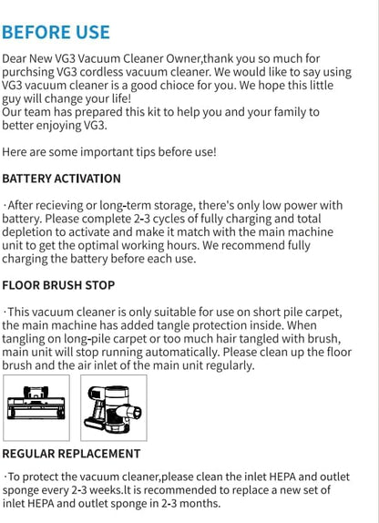 Cordless Vacuum Cleaner, Power Suction Stick Vacuum Cleaners - Image 8