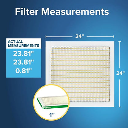 Filtrete 24x24x1 AC Furnace Air Filter, MPR 700, MERV 8, Tough on Pollen - Image 2