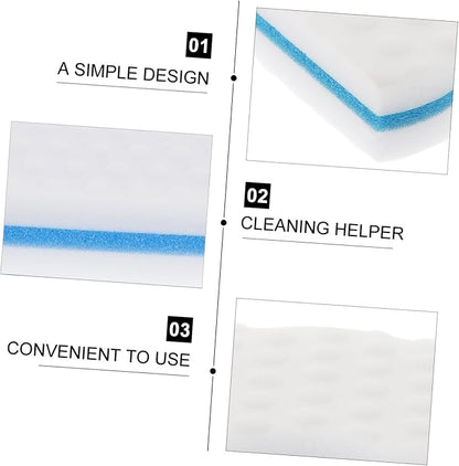 Luxshiny 10pcs Three-Layer Reusable Kitchen Sponge Scrubber Lightweight - Image 5