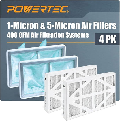 POWERTEC Inner & Outer Air Filters by POWERTEC