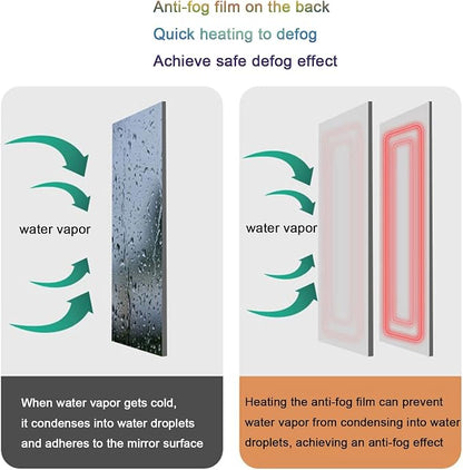 Smart Lighted Bathroom Mirror for Wall，Bathroom Mirror - Image 7