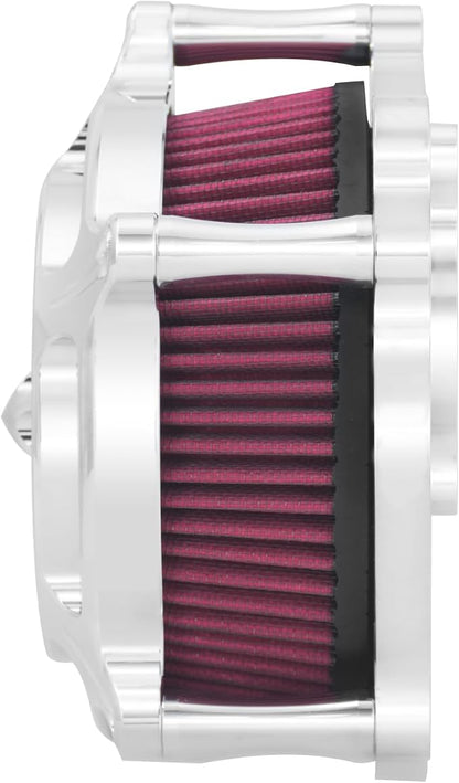 HDBUBALUS Motorcycle CNC Spike Air Cleaner Air Filter Intake System Filter - Image 9