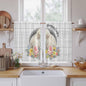 Easter Bunny Kitchen Curtains 54 Inch Long 2 Panel Set, Rod Pocket Window by Unknown