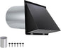 6 Inch Hooded Wall Vent with Screen and Damper, 6 Inch Wall Exhaust Vent Cover by JYINCPED