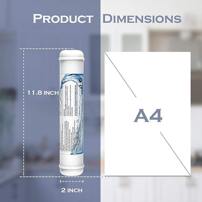 2 Pack Inline Water Filter 1/4" Quick-Connect Replacement Cartridge Inline - Image 5