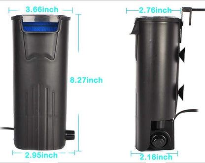 Aquarium Internal Filter for 3 to 20 Gallons Small Fish Tank Turtle Tank - Image 7