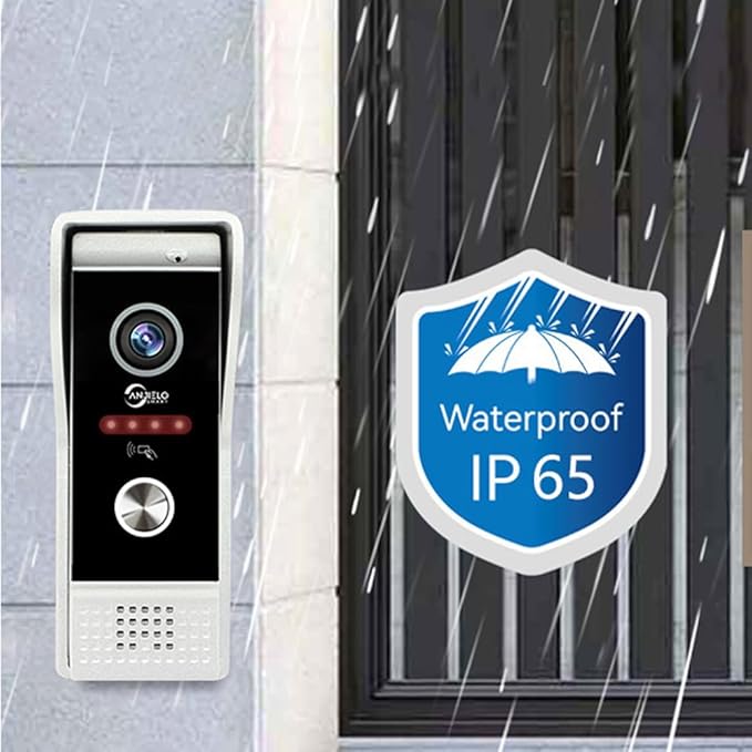 Wired Smart Video Apartments Intercom System,10 Inch Monitors with 1080P Doorbell Camera,3-in-1 Unlocking,TUYA WiFi Door Phone Kits, Ideal for Villas & Homes (2 doorbell + 2 Monitor)