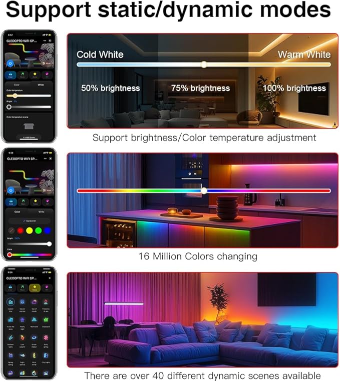 ZigBee Tuya SPI Pixel LED Strip Light Controller Smart Life APP Control RGB IC Dynamic Lighting Static Mode Music Sound ZigBee2mqtt Home Assistant WS2811 SK6812 WS2805 (Tuya ZigBee Hub Require)