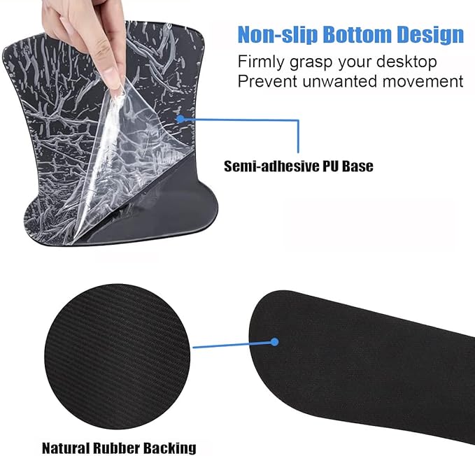 Ergonomic Mouse Pad Wrist Support and Keyboard Wrist Rest Set with Coasters, Non-Slip PU Base, Easy Typing and Relieve Wrist Pain, Perfect for Home Office Working Studying, Bible Verses Proverbs 31:25